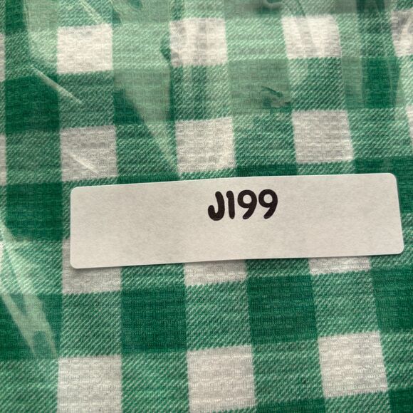 Cato Women Dress Gingham Ruffle Smocked Pockets Sundress Green White 18/20 J199 - Picture 13 of 13